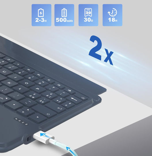 Keyboard Case Ipad Air 11 M2 Pro 11 Touchpad Azerty Detachable