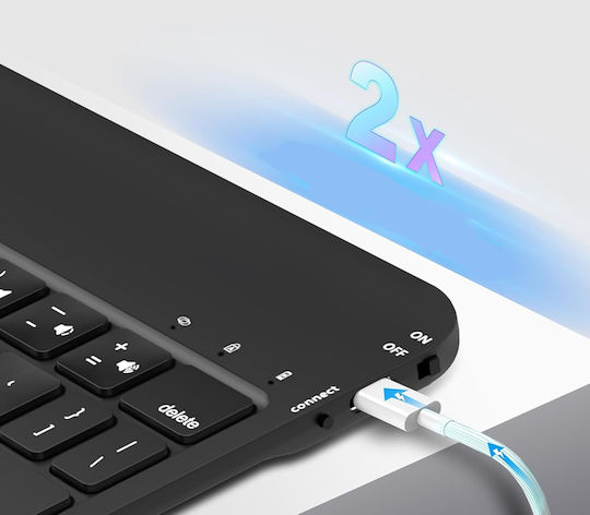 Keyboard Case Nuflaz X7 iPad 10/11" QWERTZ DE Touchpad