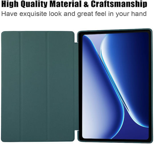 Ultra Slim Case Oneplus Pad Go 2 12.1" Tpu Silicone Smart Cover Navy Green