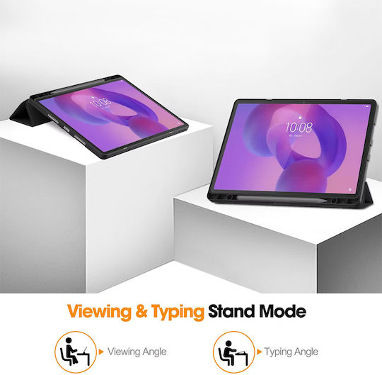 Case Lenovo Idea Tab 11.0″ 2025 Stylus Holder Eco Leather Smart Cover – Lila