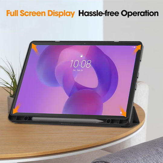Case Lenovo Idea Tab 11.0″ 2025 Stylus Holder Eco Leather Smart Cover – Lila