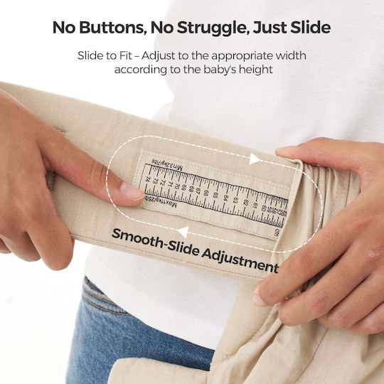 Momcozy Μάρσιπος Πλάτης Καφέ με Μέγιστο Βάρος 0.74kg