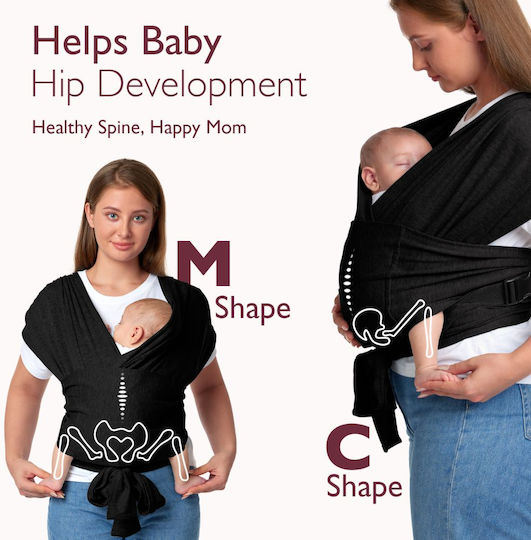 Momcozy Μάρσιπος Wrap Μαύρο