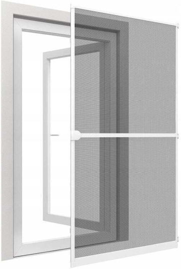 Plus Door Mosquito Net Screw Mounted Aluminum White With Frame 215x100cm