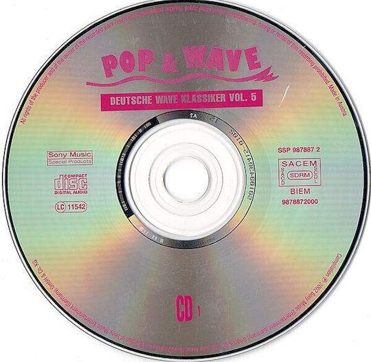 - Pop & Wave - Deutsche Wave Klassiker Vol. 5 CD Μουσικής