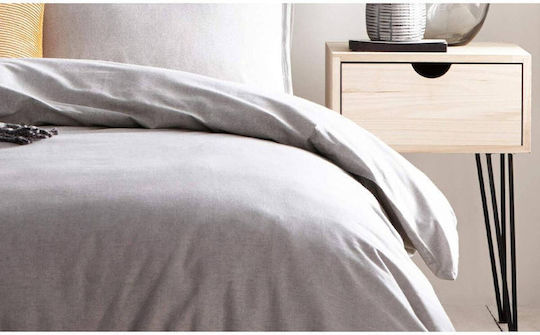 SteweHome Set Huse Pentru Pilote Duble 200x220cm Gri SteweHome Set Huse Pentru Pilote Duble 200x220cm Gri