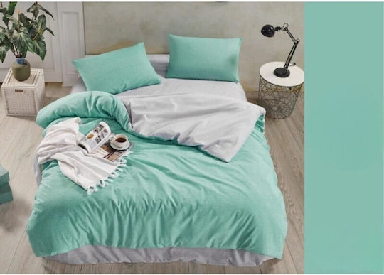 SteweHome Σετ Υπέρδιπλη 220x200cm Πράσινο SteweHome Σετ Υπέρδιπλη 220x200cm Πράσινο
