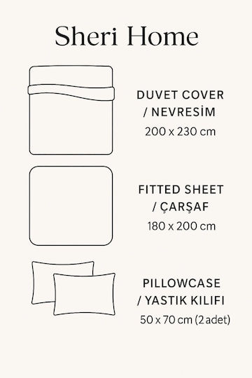 SteweHome Σετ Ημίδιπλη 195x230cm Μαύρο SteweHome Σετ Ημίδιπλη 195x230cm Μαύρο