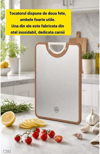 Tocătoare De Bucătărie Pentru Pâine Gri 41x28cm