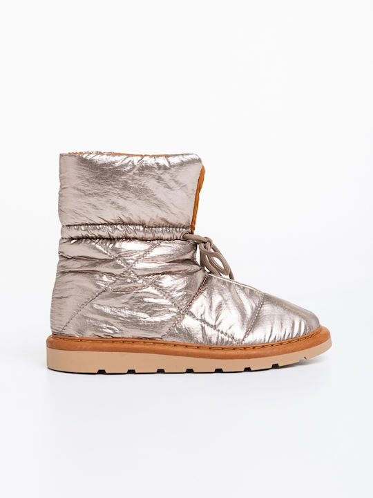 Women's Ankle Boots Gold