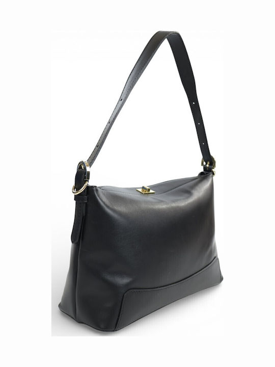 Leather Women's Black Shoulder Bag