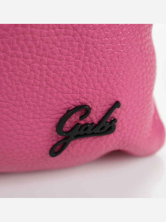 Leather Women's Shoulder Bag Fuchsia