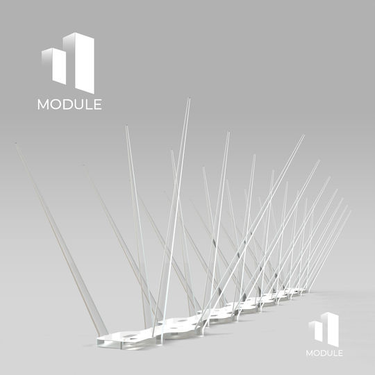 Module Σετ 12 Πολυκαρβονικές Ακίδες Απώθησης Πουλιών 0.5m