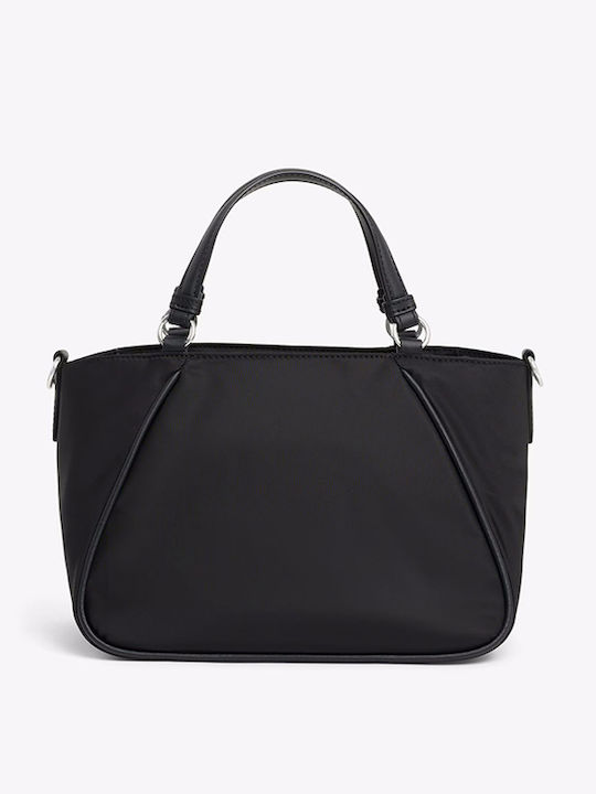 Damen Schultertasche Top Handle Bag Schwarz