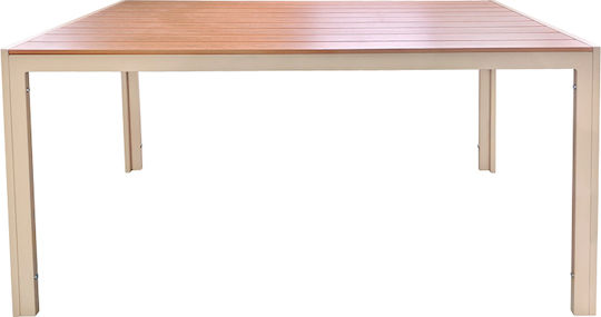 Masa Nares 180x90x72 Cappuccino
