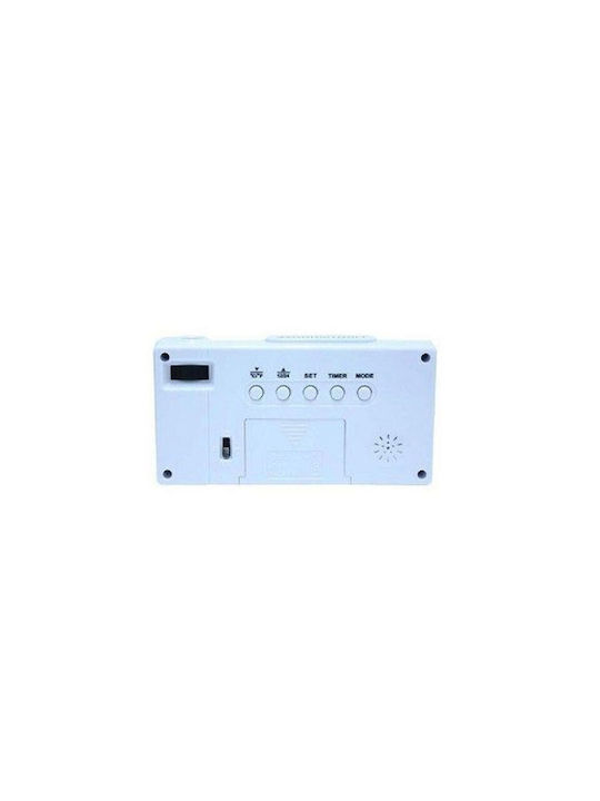 Tischuhr Digital LED mit Wecker Schwarz 14286-0500R-03R