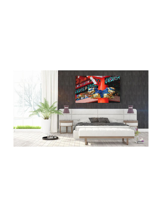 Painting Colorful Architectural Detail Multicolored Architectural Detail 120x80