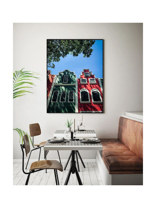 Панел Colorful Buildings Полихромни Сгради 70x100