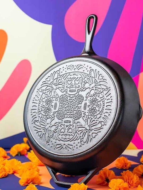 Lodge Sugar Skull Τηγάνι από Μαντέμι 30.5cm