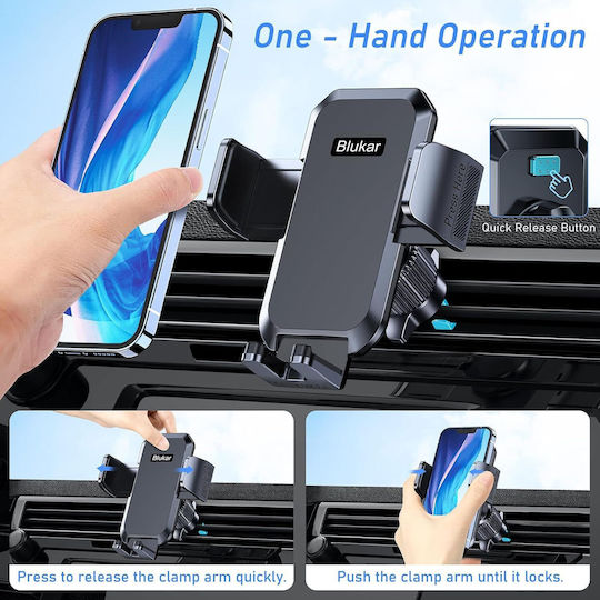 Blukar Car Phone Holder Ventilation Mount 360 Rotation Universal