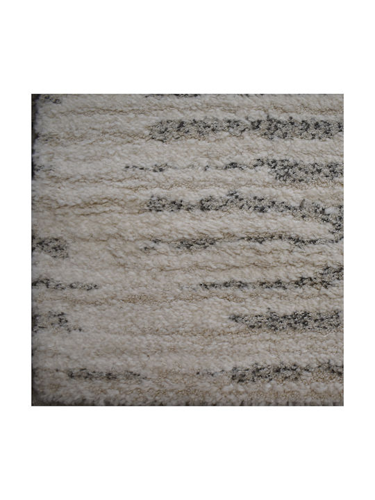 Shaggy Geometric Covor Rectangular Crem 240x300cm