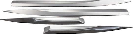 Side Door Strips Stainless Steel Chrome Peugeot 3008 Suv 2016