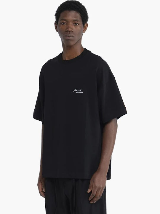 T-shirt Μαύρο