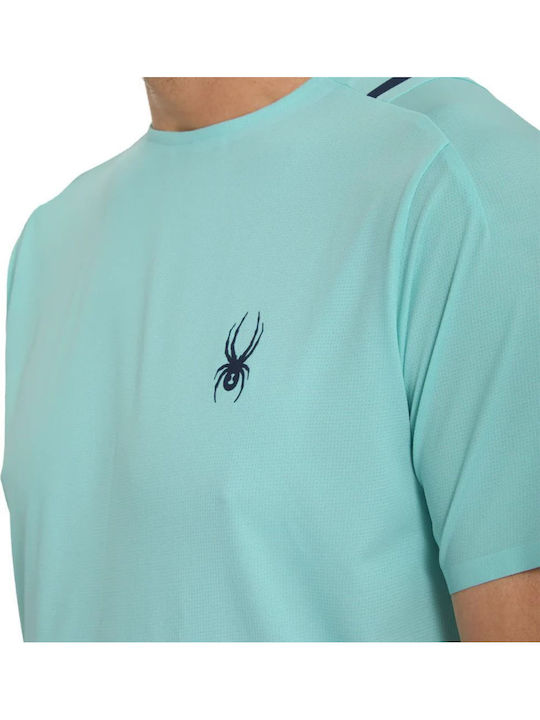 Αθλητικό T-shirt Γαλάζιο