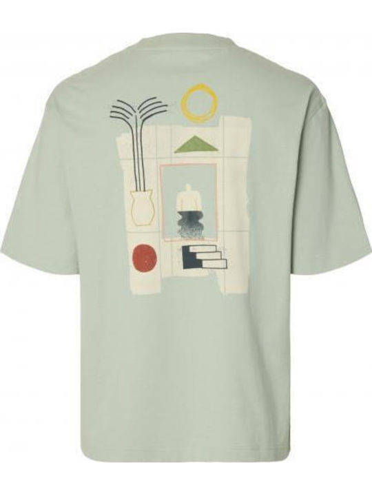 T-Shirt Aqua Grau