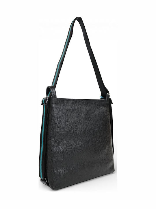 Leather Women's Backpack Gray