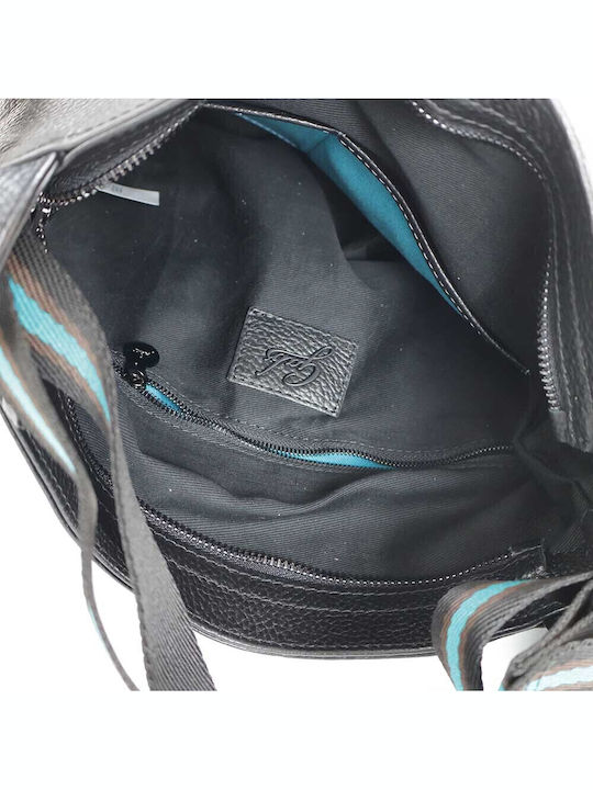 Leather Women's Backpack Gray