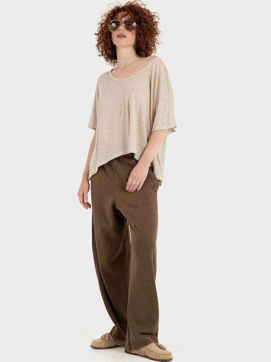 Women's Crop T-shirt Light Green