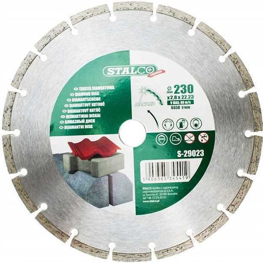 Stalco Segmented Diamond Blade 230x2.8x22.23mm S-29023