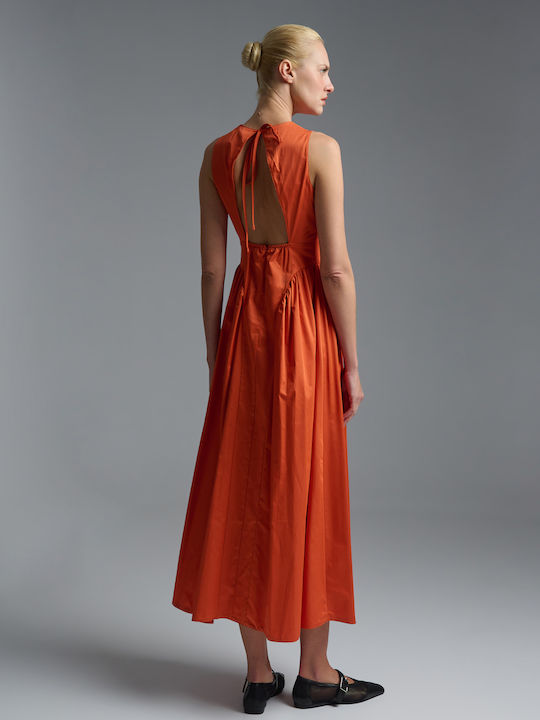 Rochii Midi De Seara Spate Deschis Portocalii