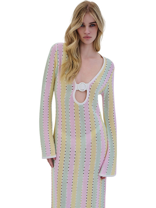 Combos Knitwear Strandkleid Beiges Combos Knitwear Strandkleid Beiges