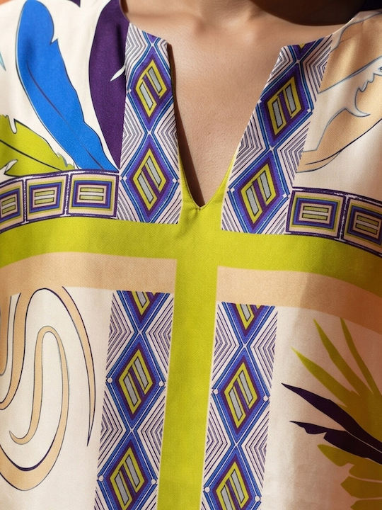 Summer Maxi Evening Dress Multicolour