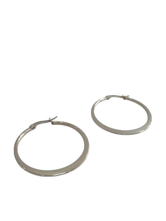 Kalliopi Silver Ohrringe Ohrhänger aus Stahl