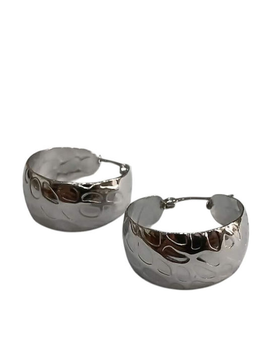 Kalliopi Silver Ohrringe Ohrhänger aus Stahl