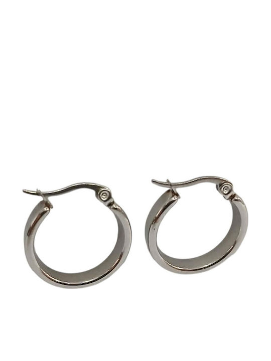 Kalliopi Silver Ohrringe Ohrhänger aus Stahl