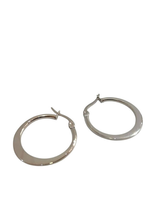 Kalliopi Silver Ohrringe Ohrhänger aus Stahl