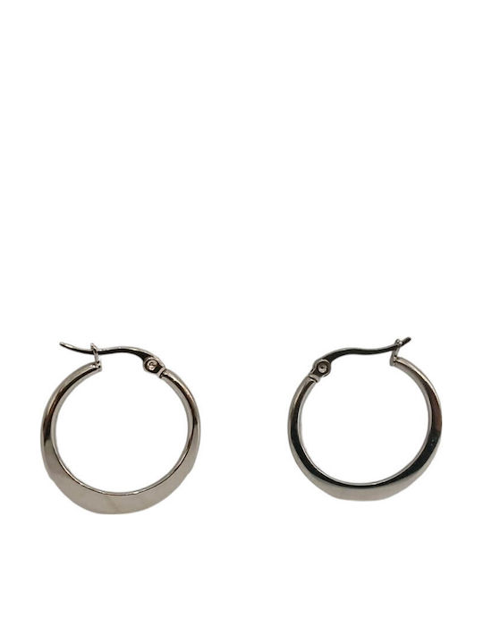 Kalliopi Silver Ohrringe Ohrhänger aus Stahl