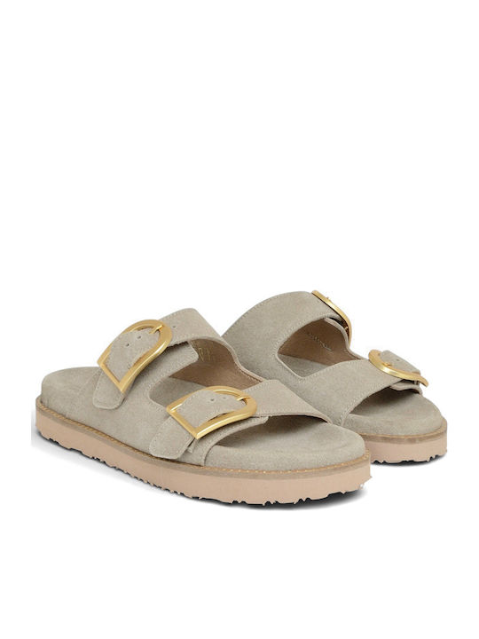 Γυναικεία Σανδάλια Flatforms Μπεζ