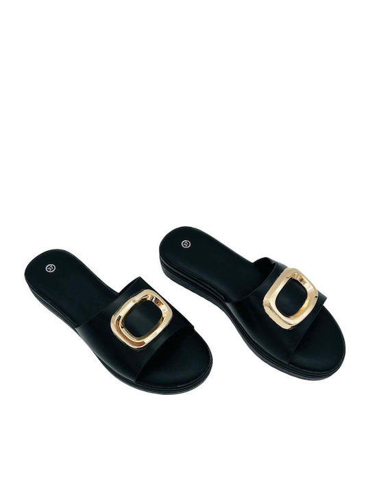 Дамски Сандали Flatforms Черни