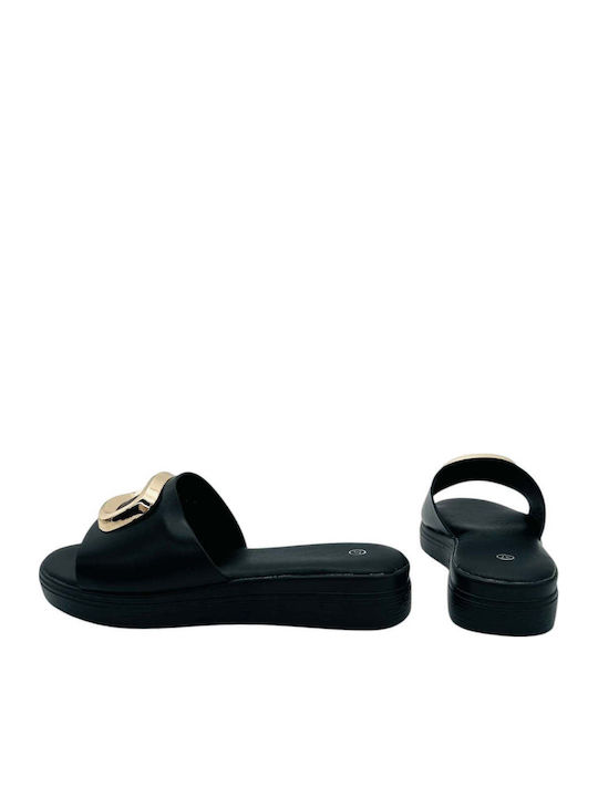Дамски Сандали Flatforms Черни