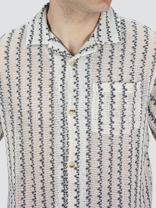 Short Sleeve Shirt Regular Fit Beige