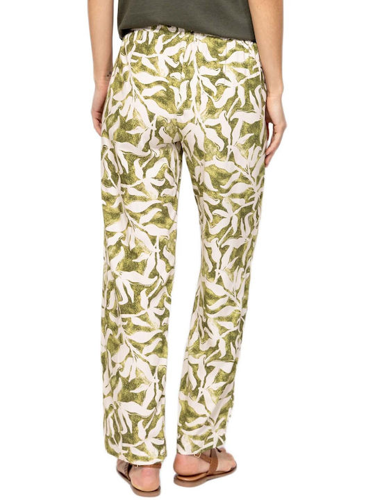 Heavy Tools Women's Pantaloons with Rubber Band Green Heavy Tools Women's Pantaloons with Rubber Band Green