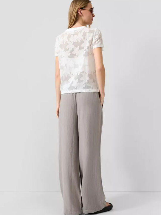 Women's Fabric Trousers Gray