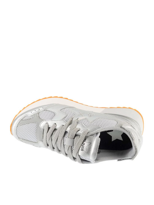 Damentaschen Sneakers Silber