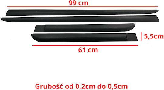 Universal Protective Side Door Trim Strips Kia Picanto From 2020