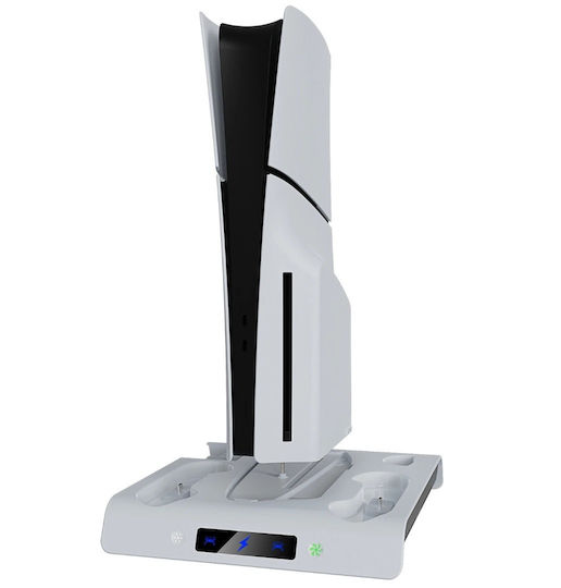 Red PS5 Slim Charging Stand
